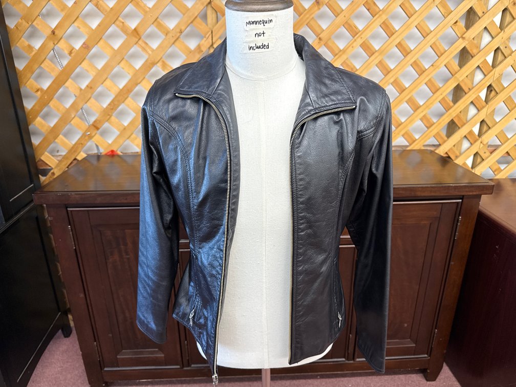 Wilsons Maxima Black Leather Jacket