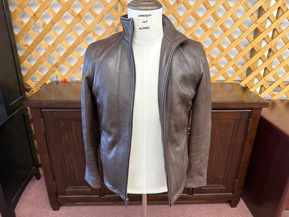M. Julian Brown Leather Jacket