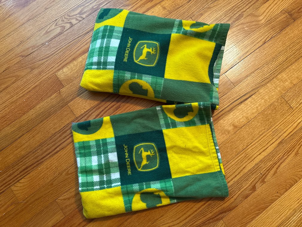 John Deere Patchwork Plaid Fleece Pillowcases