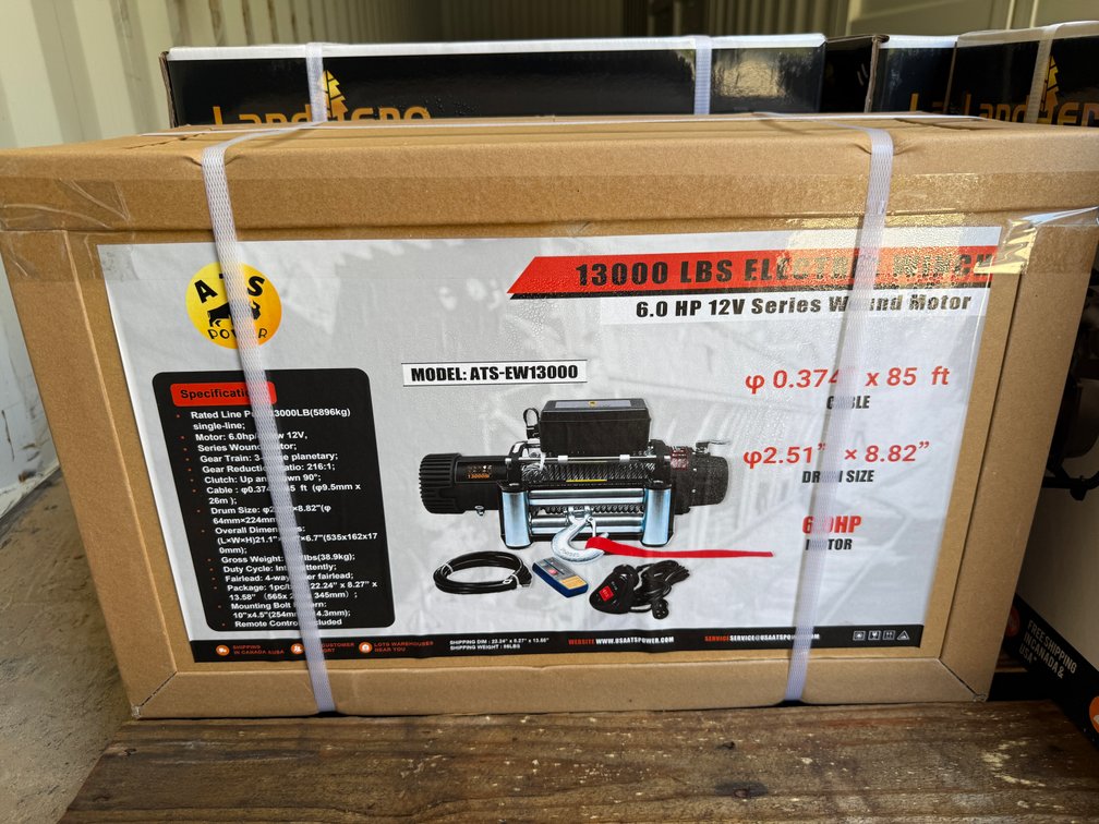 13,000 LB Electric winch