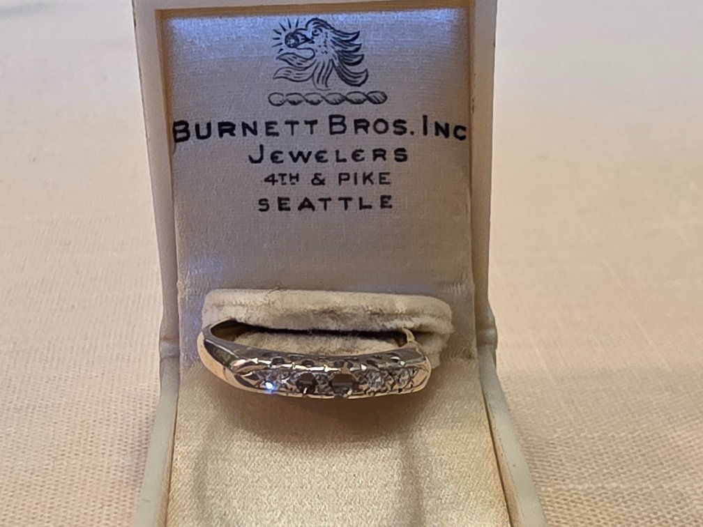 Yellow Gold Diamond Band Ring