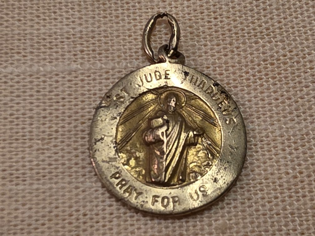 14K Gold St. Jude Charm