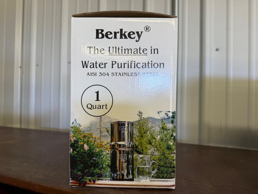 Go Berkey Kit 1 Quart Stainless Steel Water Purifier