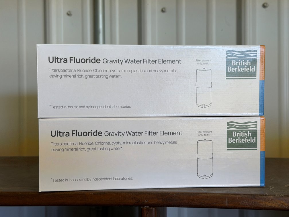 British Berkefeld Ultra Fluoride Water Filter Elements