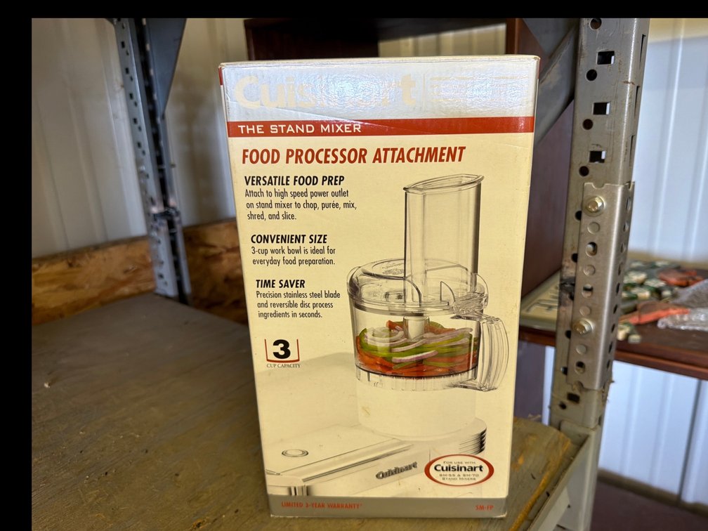 Cuisinart SM-FP 3-Cup Stand Mixer Food Processor Attachment