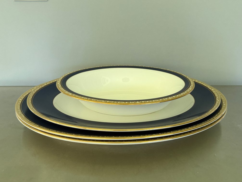 Wedgwood Rococo Bone China Dinnerware and Serving Platters
