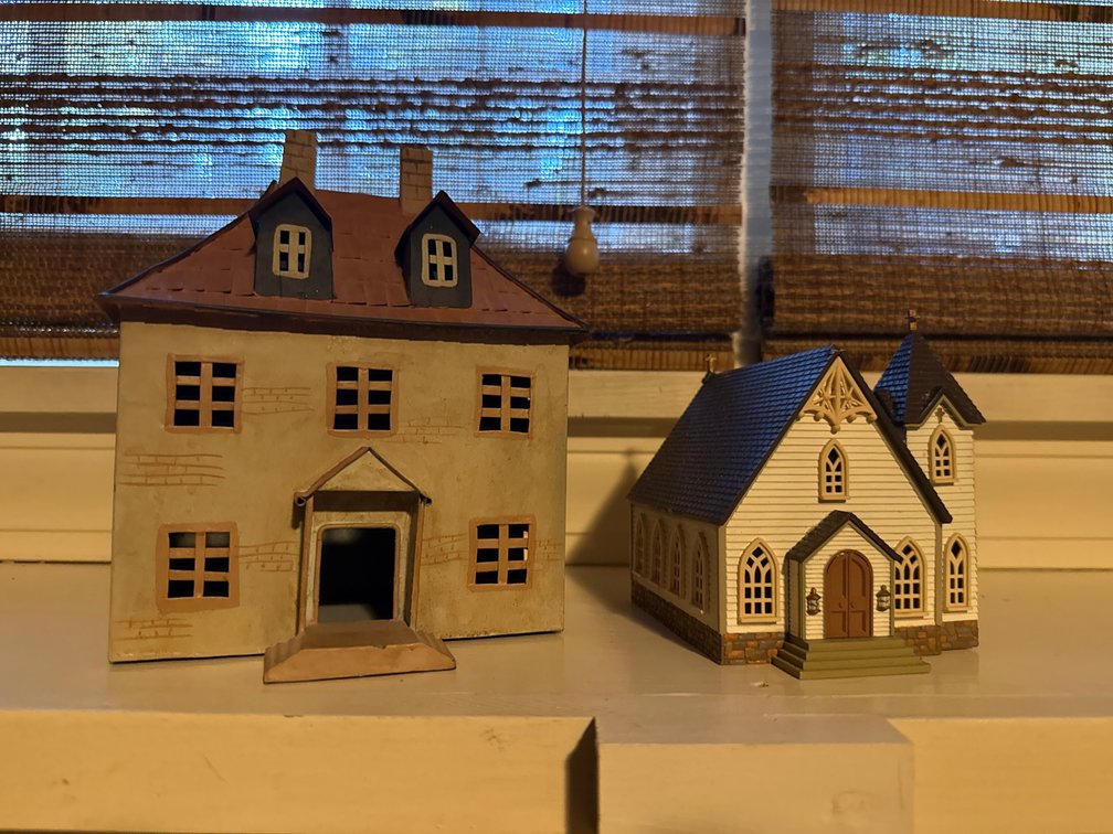 Miniature House and Church Models
