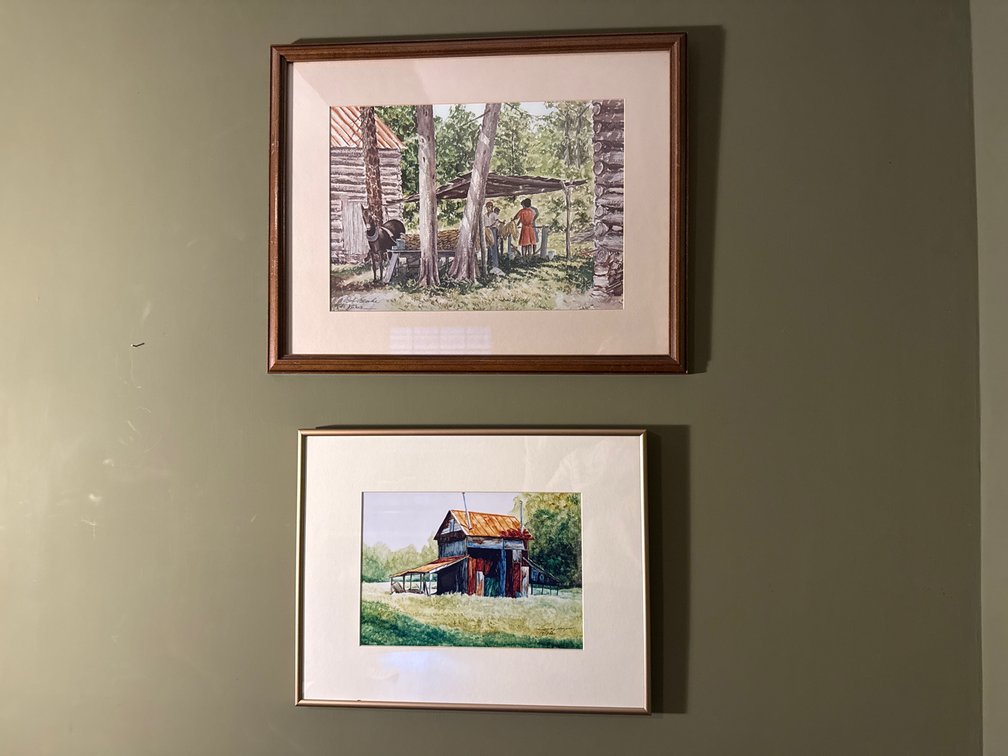 Two Framed Rural Landscape Artworks