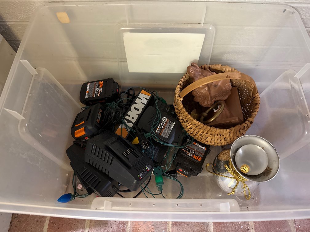 Power Tool Batteries, Holiday Lights, Woven Basket, and More