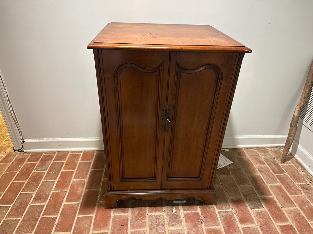 Motorola Wooden Television Console Cabinet