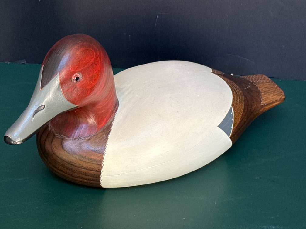 R. Price Canvasback Drake Decoy