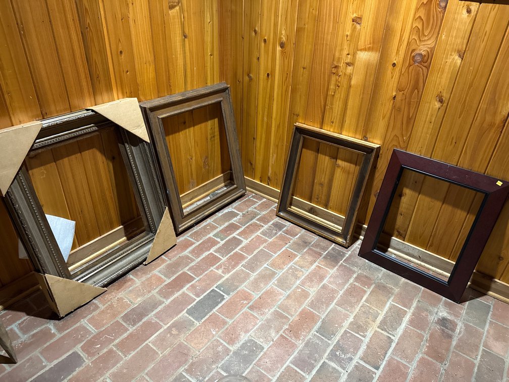 Four Wood and Molded Picture Frames