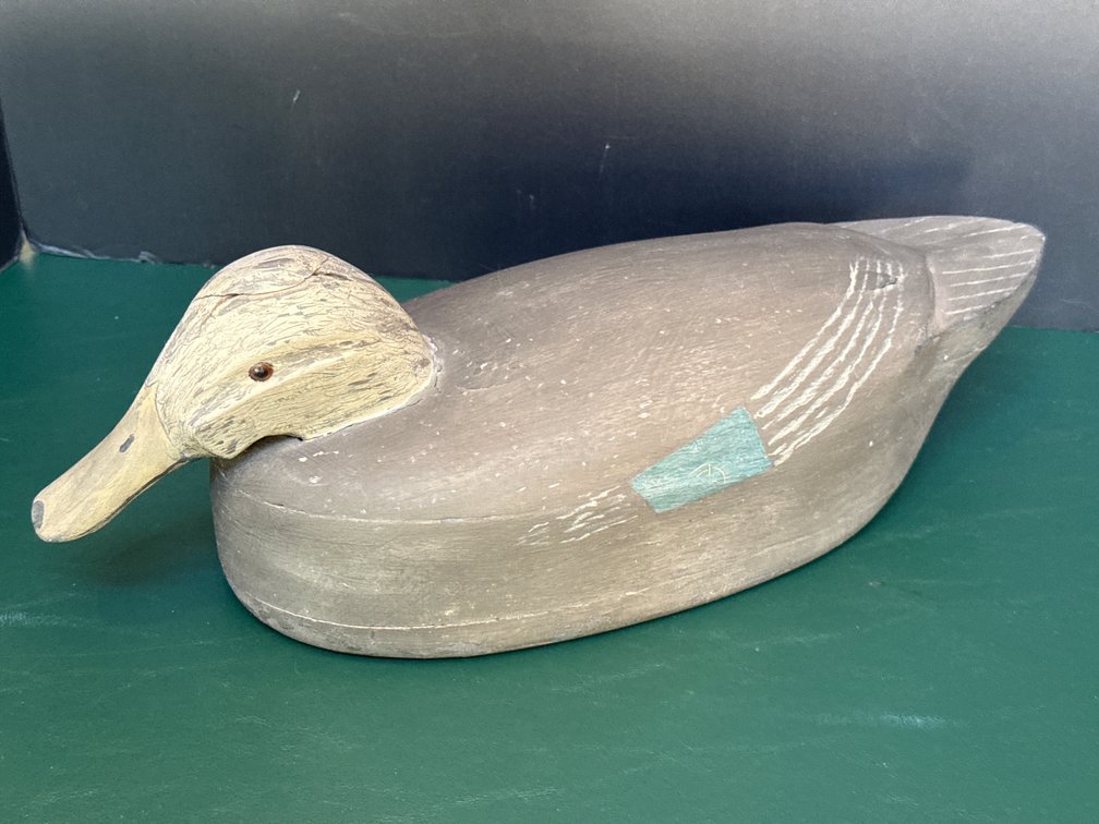 R Reed Jr Carved Duck Decoy
