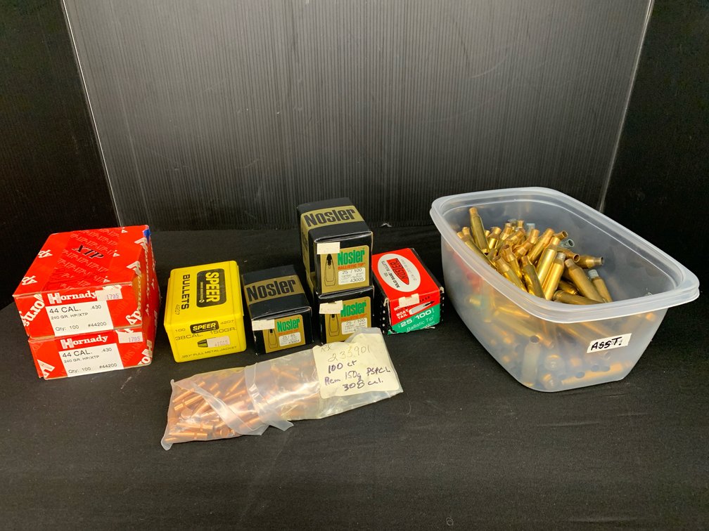 Reloading Bullets and Brass Cartridge Casings