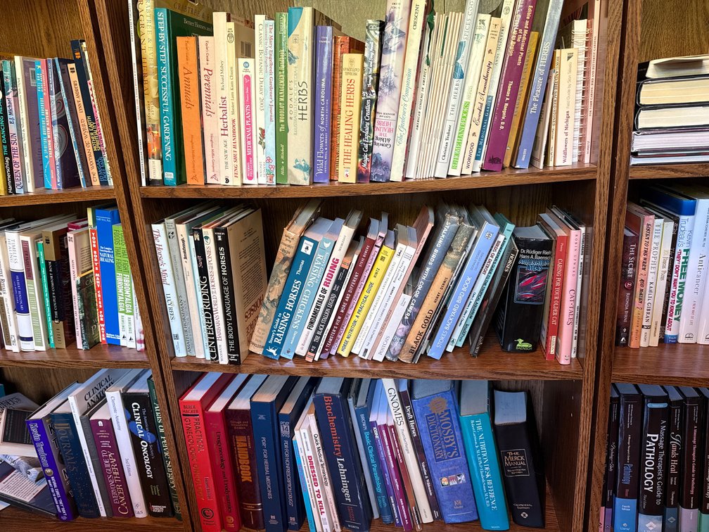 Gardening, Equestrian, Nature, and Medical Reference Books