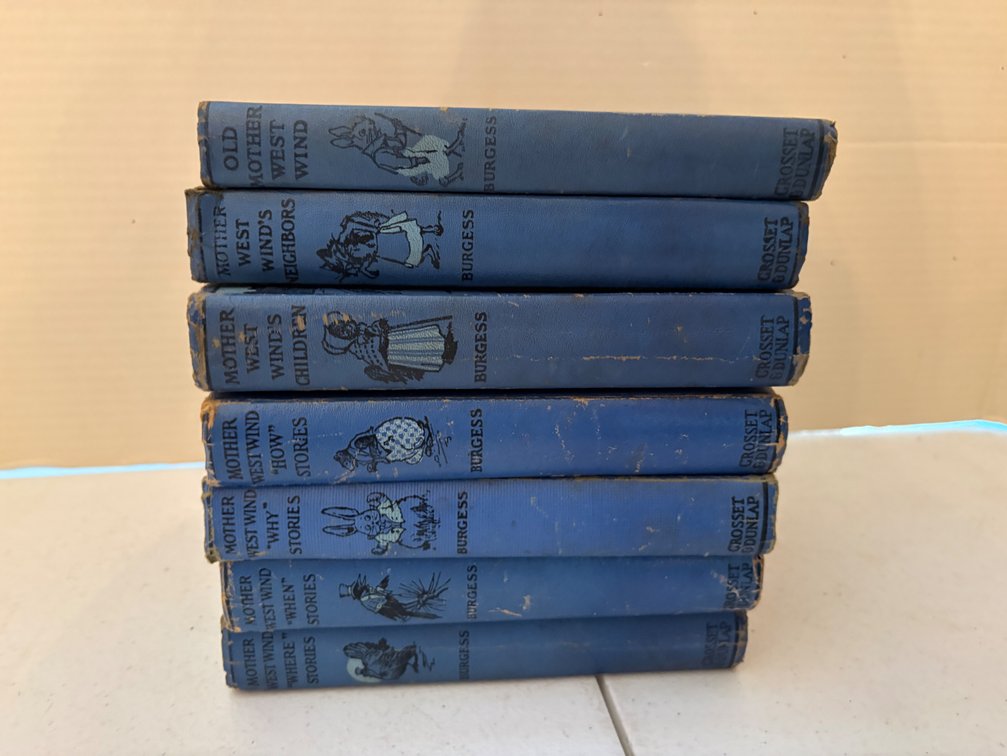 Grosset & Dunlap Thornton W. Burgess Mother West Wind Books