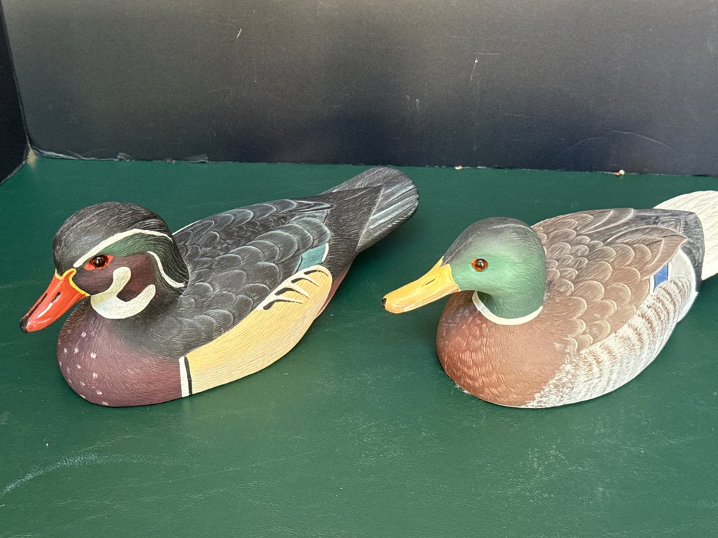 Carved Wood Duck/Mallard Decoys