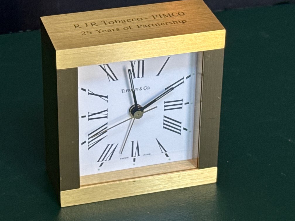 Tiffany & Co. Swiss Clock