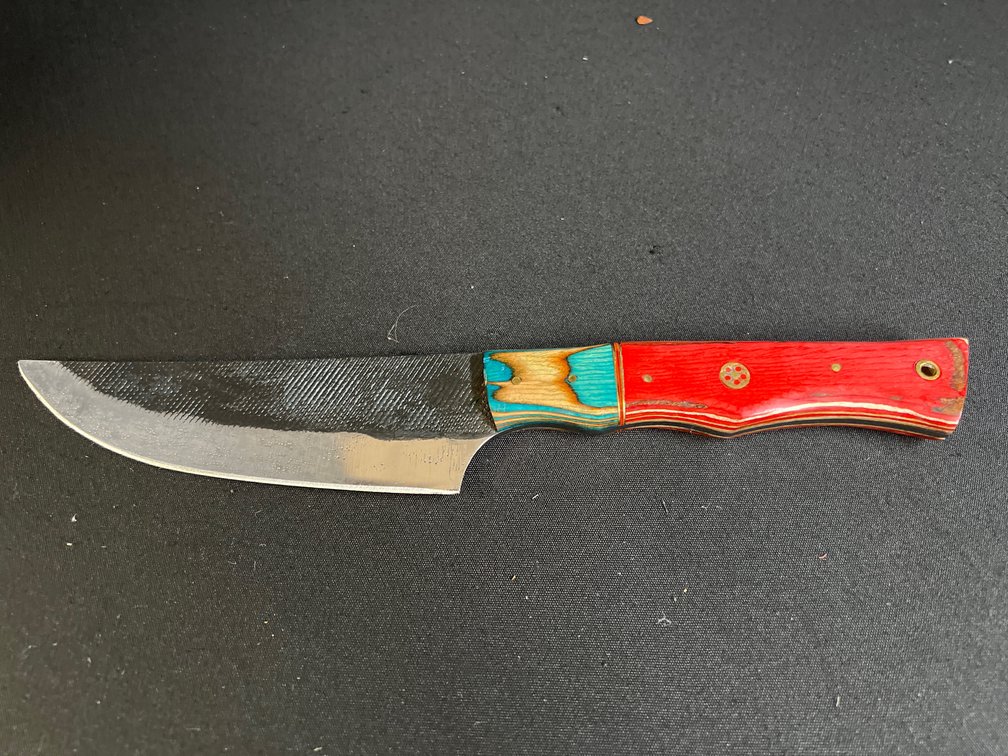 Steel File Knife with Laminated Handle