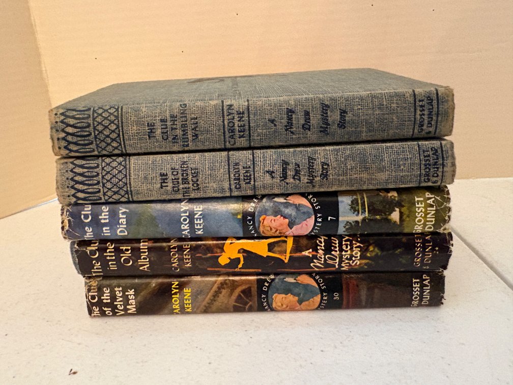 Grosset & Dunlap Nancy Drew Mystery Stories Hardcover Books