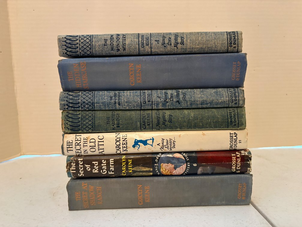 Grosset & Dunlap Nancy Drew Mystery Stories Hardcover Books