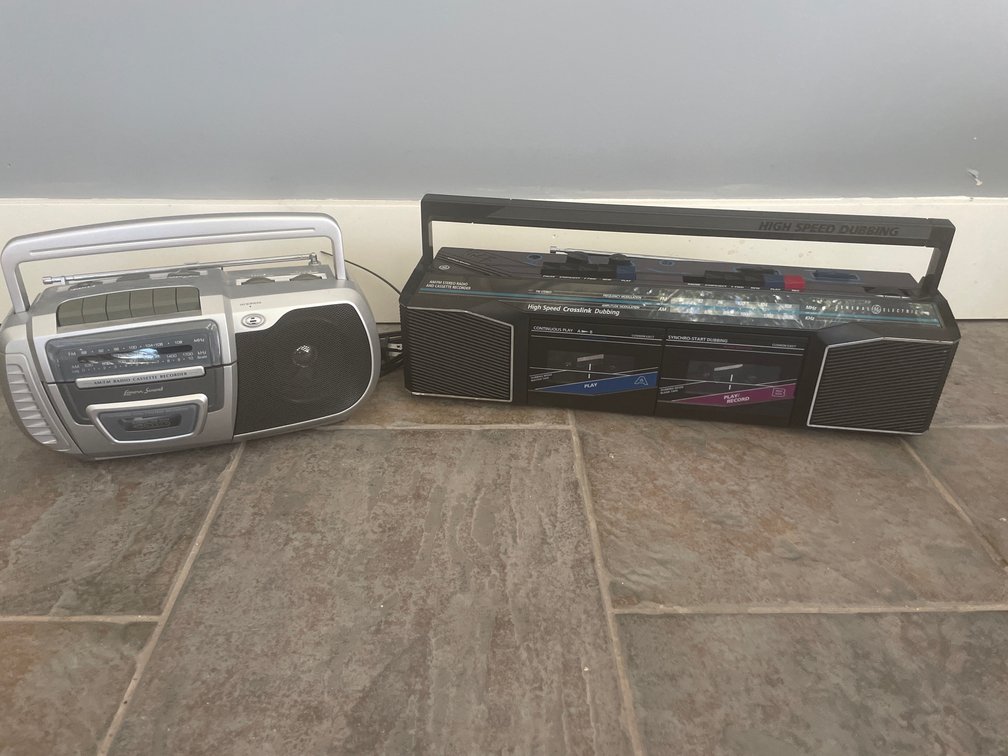 Portable AM/FM Radio Cassette Recorders