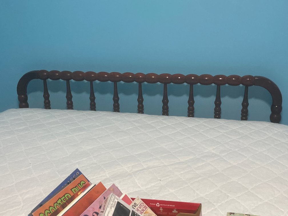 Queen Spool-Turned Wood Bed Frame