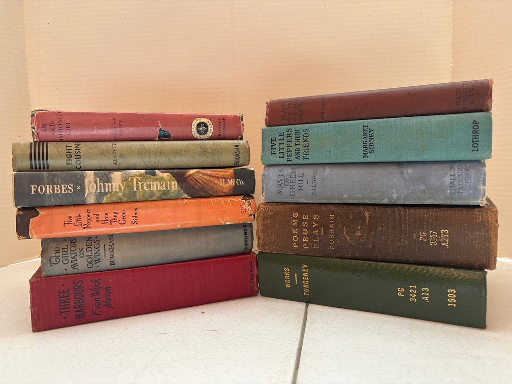 Hardcover Books Including Louisa May Alcott