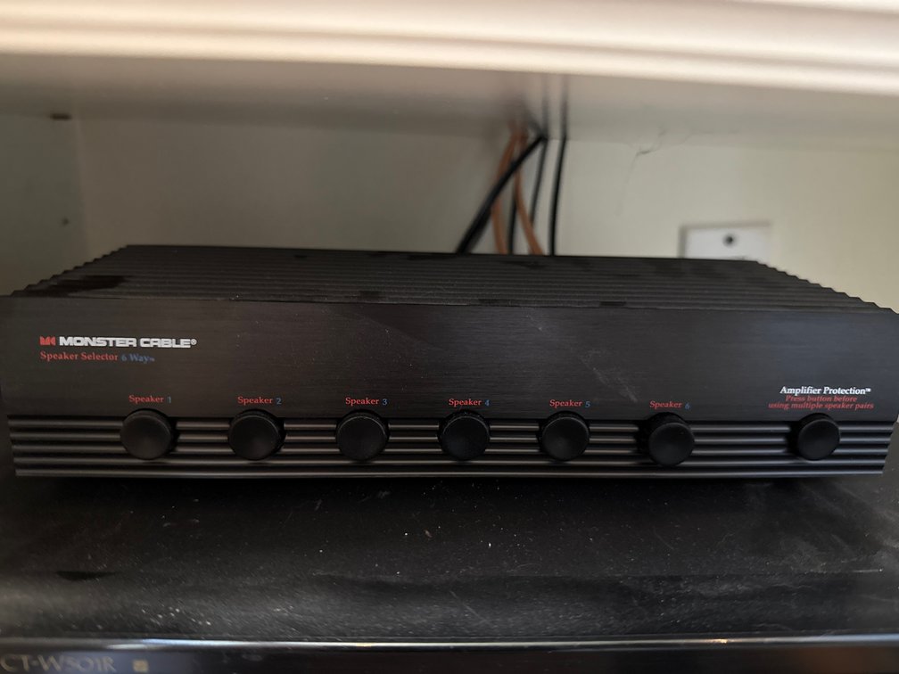 Monster Cable Speaker Selector