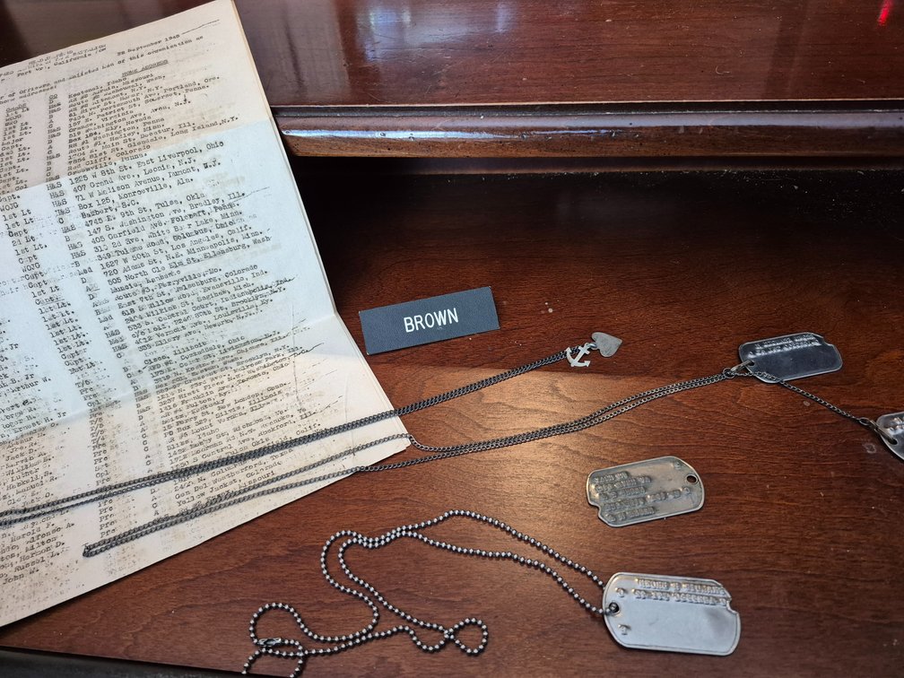 Military Dog Tags/Nameplate/742d Amphibian Tank Battalion Roster