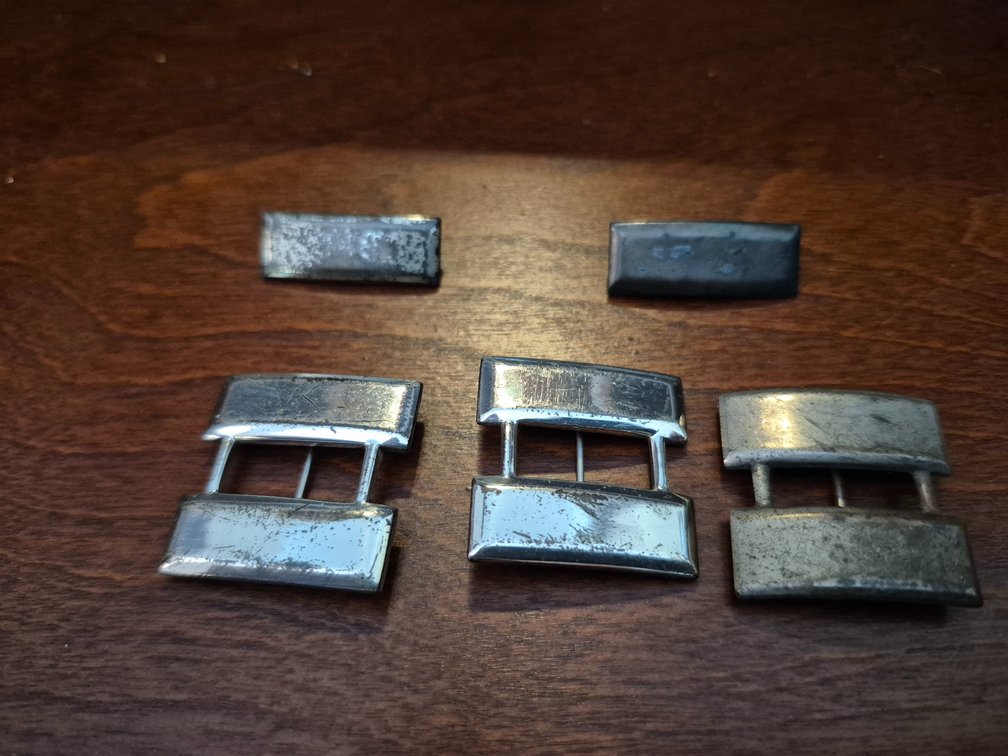 Sterling Silver Military Rank Insignia Bars