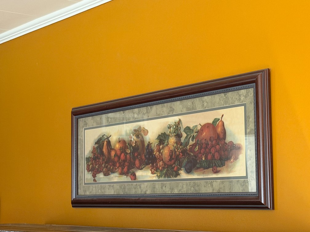 Framed Panoramic Fruit Still Life Art Print