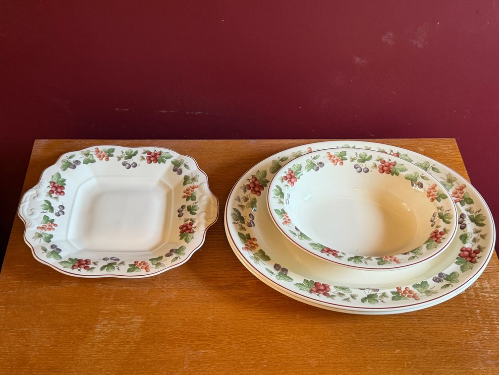 Wedgwood Queen's Ware Provence Ceramic Serving Dishes