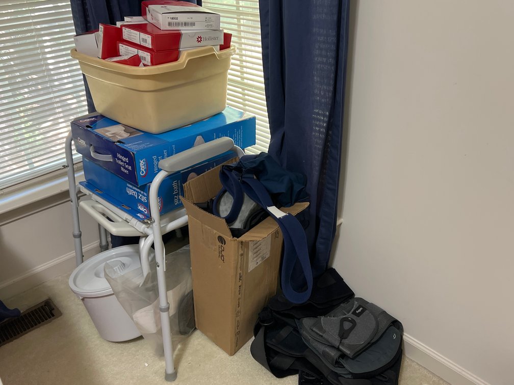 Commode Chair, Back Brace and More
