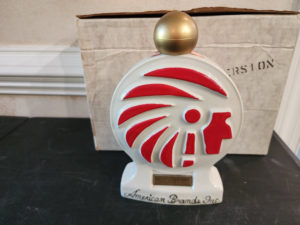Beam American Brands, Inc. Ceramic Decanter