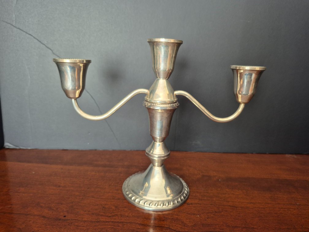 Duchin Silver Weighted Sterling Candelabra