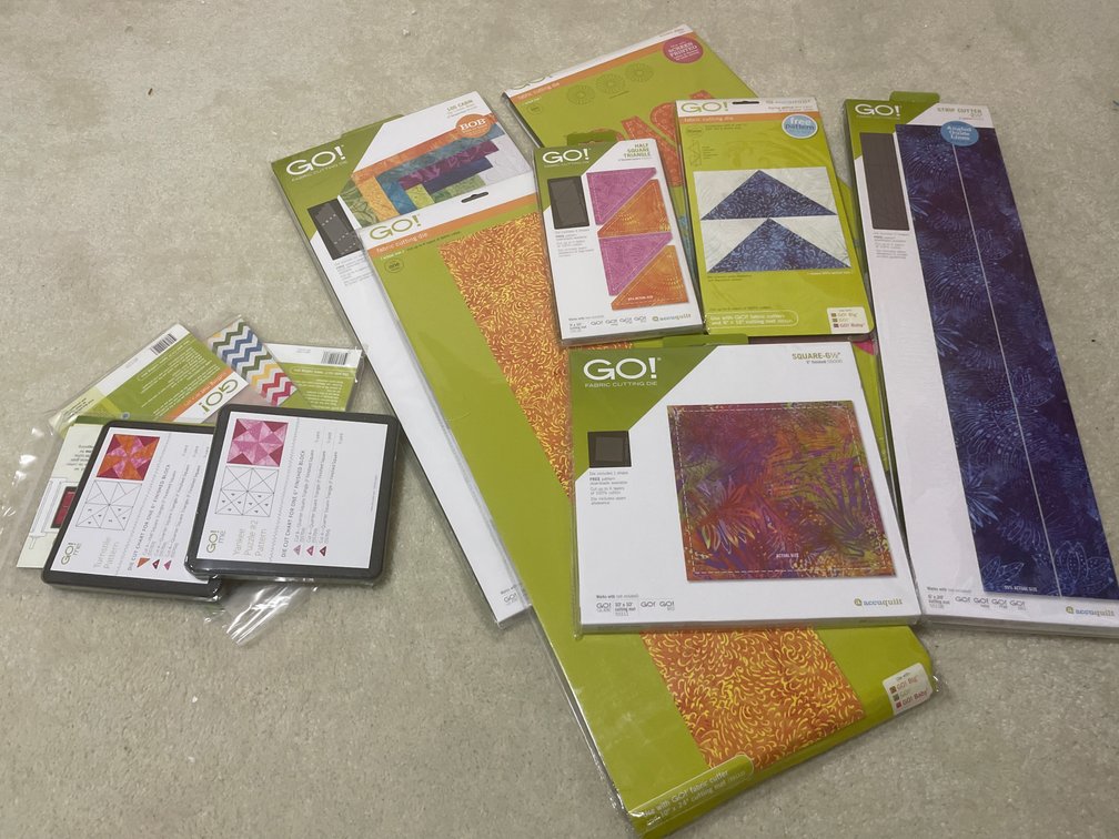 AccuQuilt GO! Fabric Cutting Dies, Mats, and Pattern Book