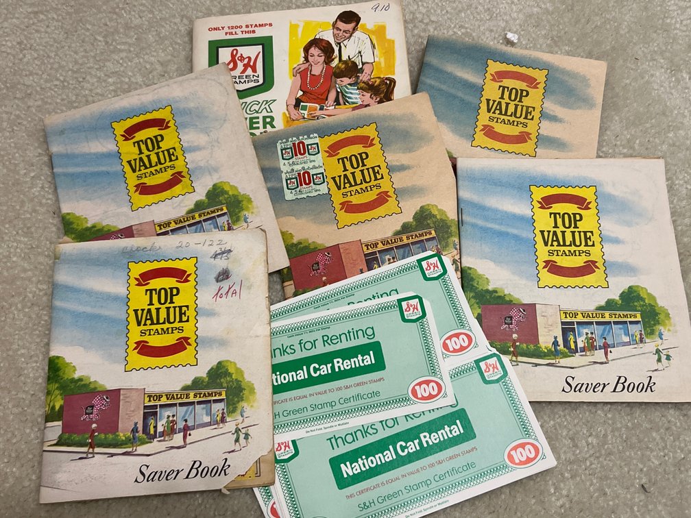 Trading Stamp Saver Booklets and Certificates