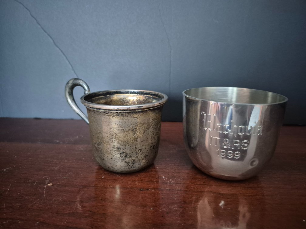 Sterling Silver Handled Cup and Jefferson Cup