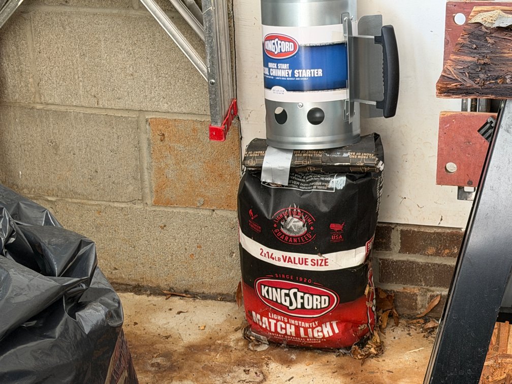 Kingsford Charcoal Chimney Starter and Match Light Charcoal Briquets