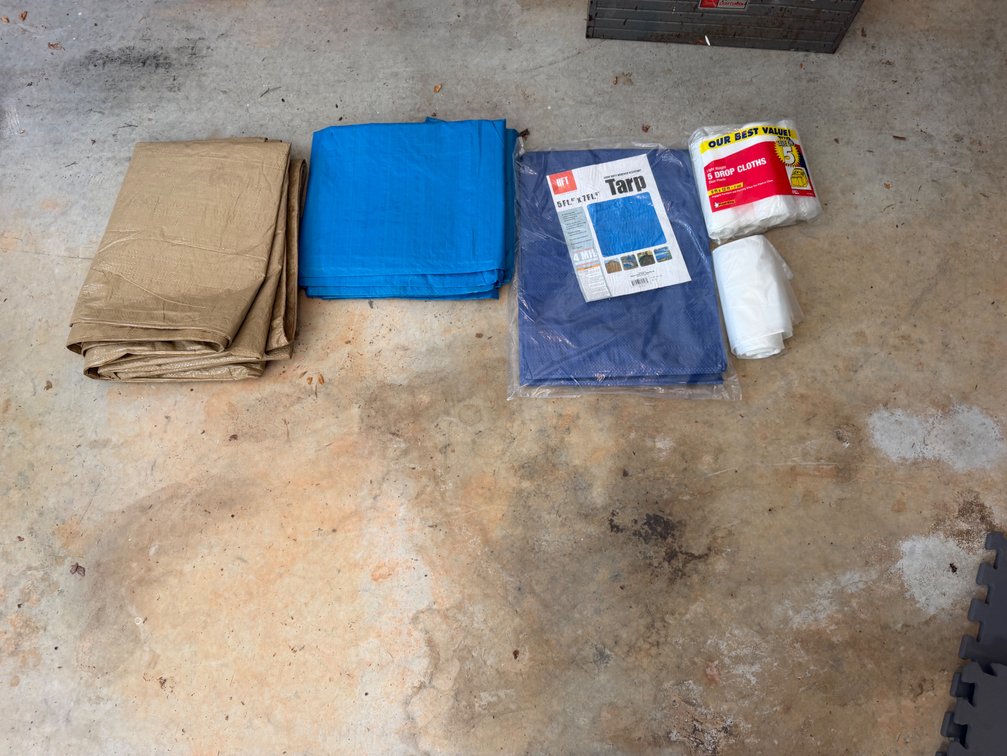 Polyethylene Tarps and Plastic Drop Cloths