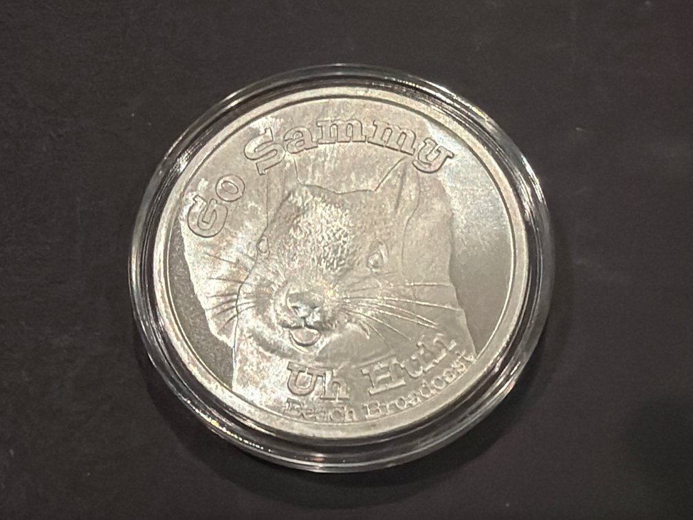 Santa Surfing ALOHA 1st Edition 1 oz .999 Fine Silver Round