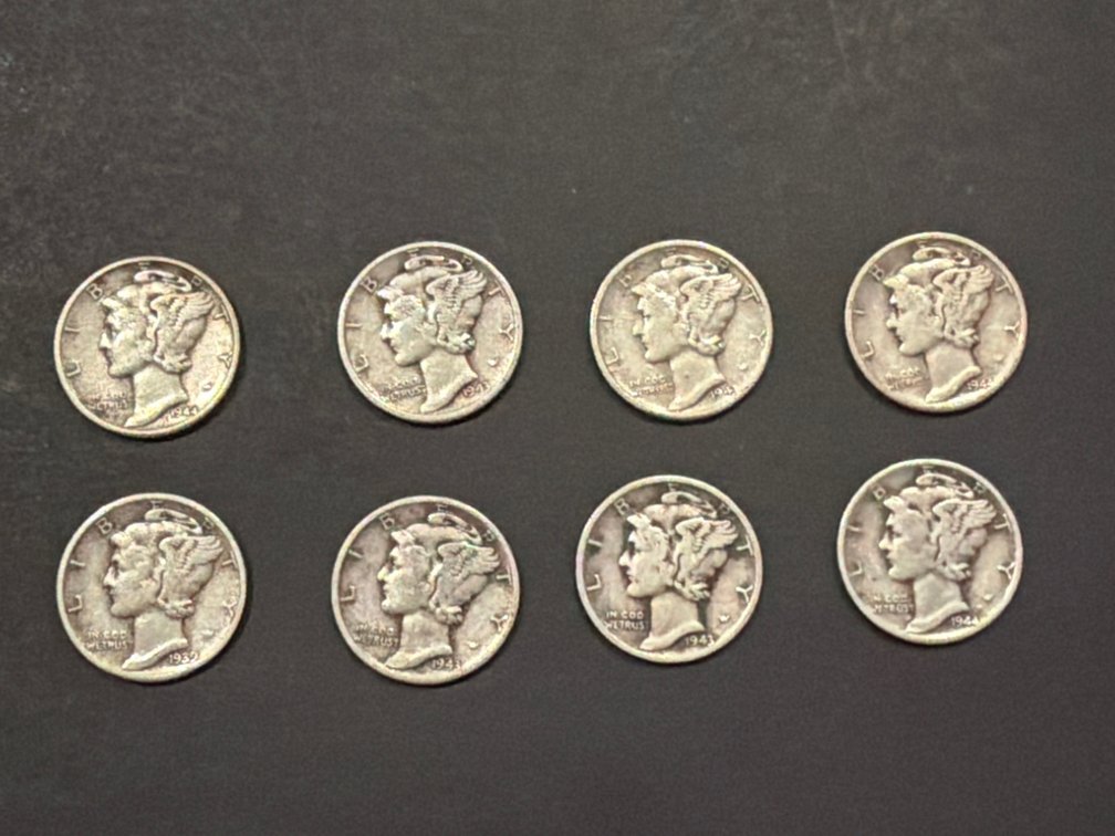 United States Winged Liberty Head Mercury Dimes