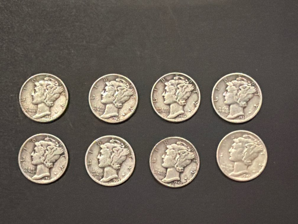 United States Winged Liberty Head Mercury Dimes