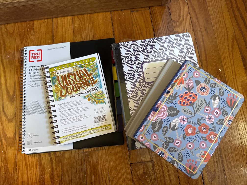 Notebooks, Composition Books, and Journals