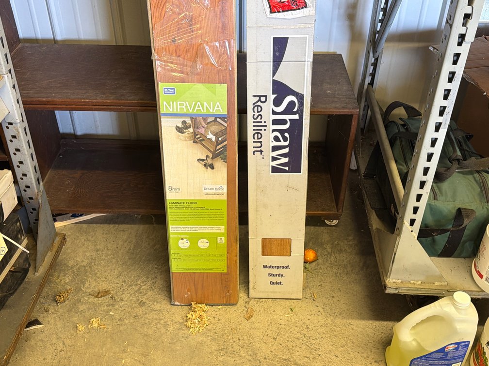 Nirvana Laminate and Shaw Resilient Flooring Planks