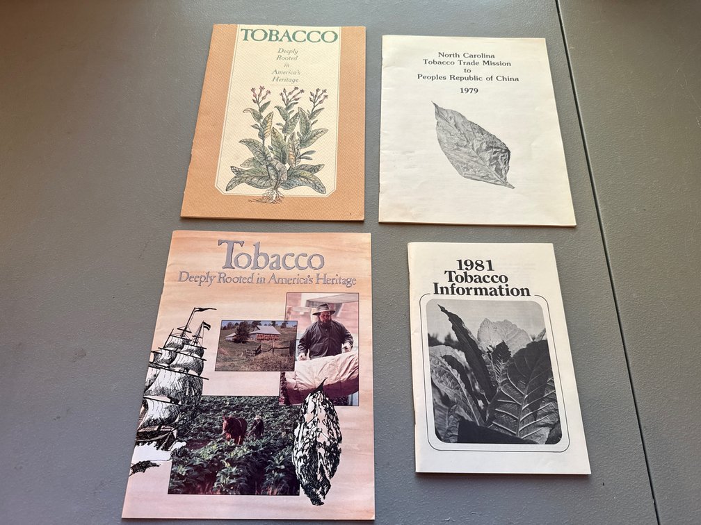 Tobacco Agricultural and Historical Booklets and Pamphlets