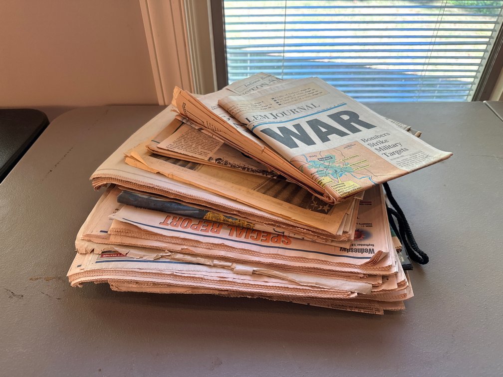 Historic Newspapers and Special Sections