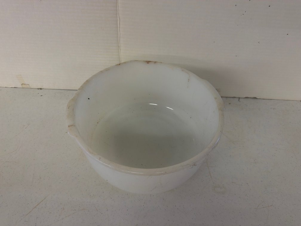 Fire-King for Sunbeam Milk Glass Mixing Bowl