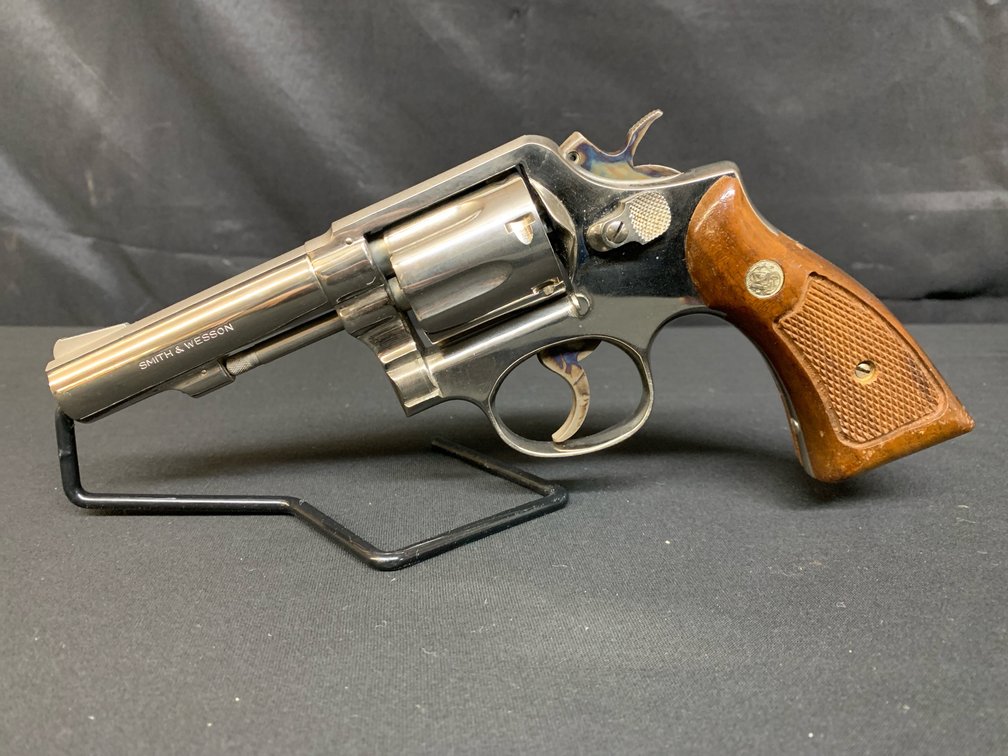 Smith & Wesson Model 10-6 .38 S&W Special Nickel Revolver